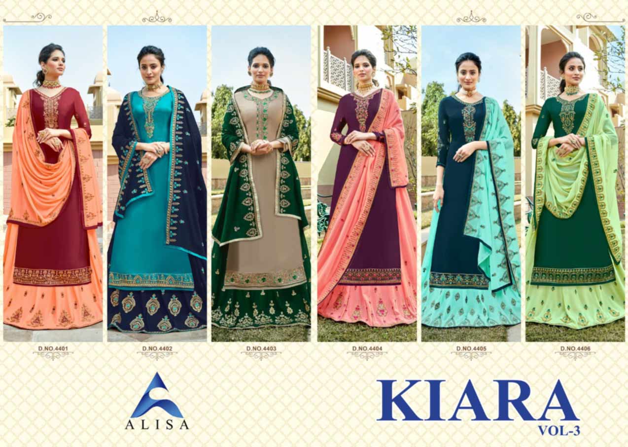 Kiara Vol-3 Sharara Ghaghra Wholesale Suits Kiara Vol-3 Sharara Ghaghra Wholesale Suits